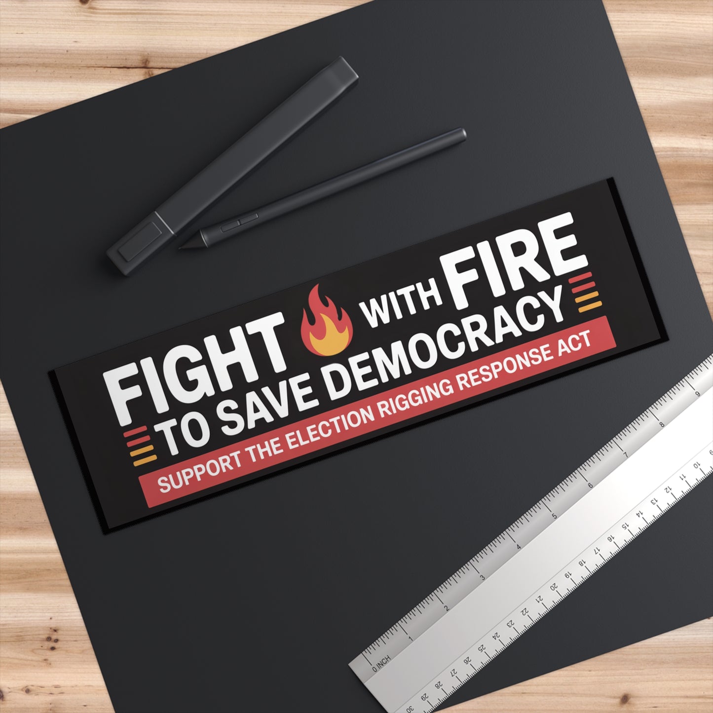 Election Rigging Response Act Bumper Sticker, Prop 50 Bumper Sticker, Gerrymandering Bumper Sticker, Redistricting Bumper Sticker