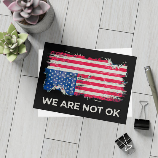 Political Notecards, Political Postcards w/Envelopes, 10, 30 or 50 Packs, 5" x 7", Vote Postcards, Social Justice Postcards, Resistance Postcards