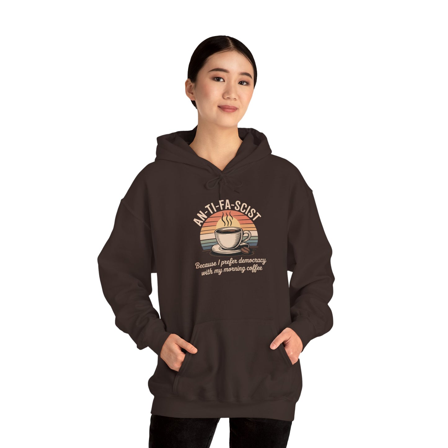 Funny Antifa Hoodie, Anti Fascist Hoodie, Anti Fascism Hoodie, Funny Anti Trump Hoodie, Funny Political Hoodie, Unisex Style, Free Shipping