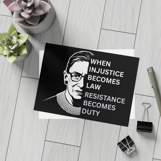 Political Notecards, Political Postcards w/Envelopes, 10, 30 or 50 Packs, 7" x 5", Vote Postcards, Social Justice Postcards, Resistance Postcards