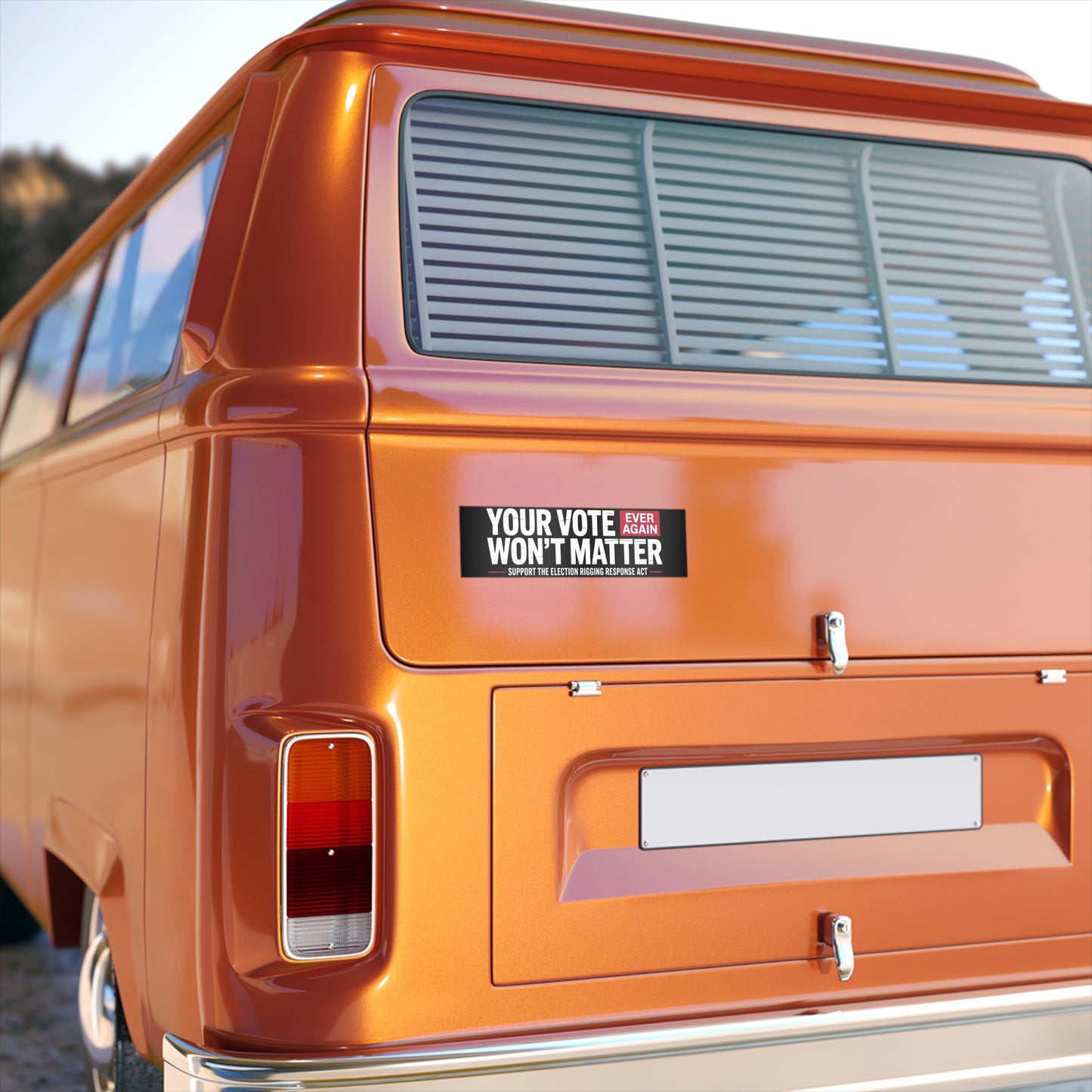 Election Rigging Response Act Bumper Sticker, Prop 50 Bumper Sticker, Gerrymandering Bumper Sticker, Redistricting Bumper Sticker