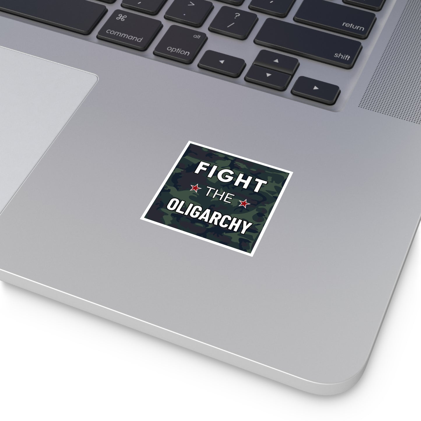 Fight the Oligarchy Sticker | Anti-MAGA Vinyl Sticker | Political Activist Decal