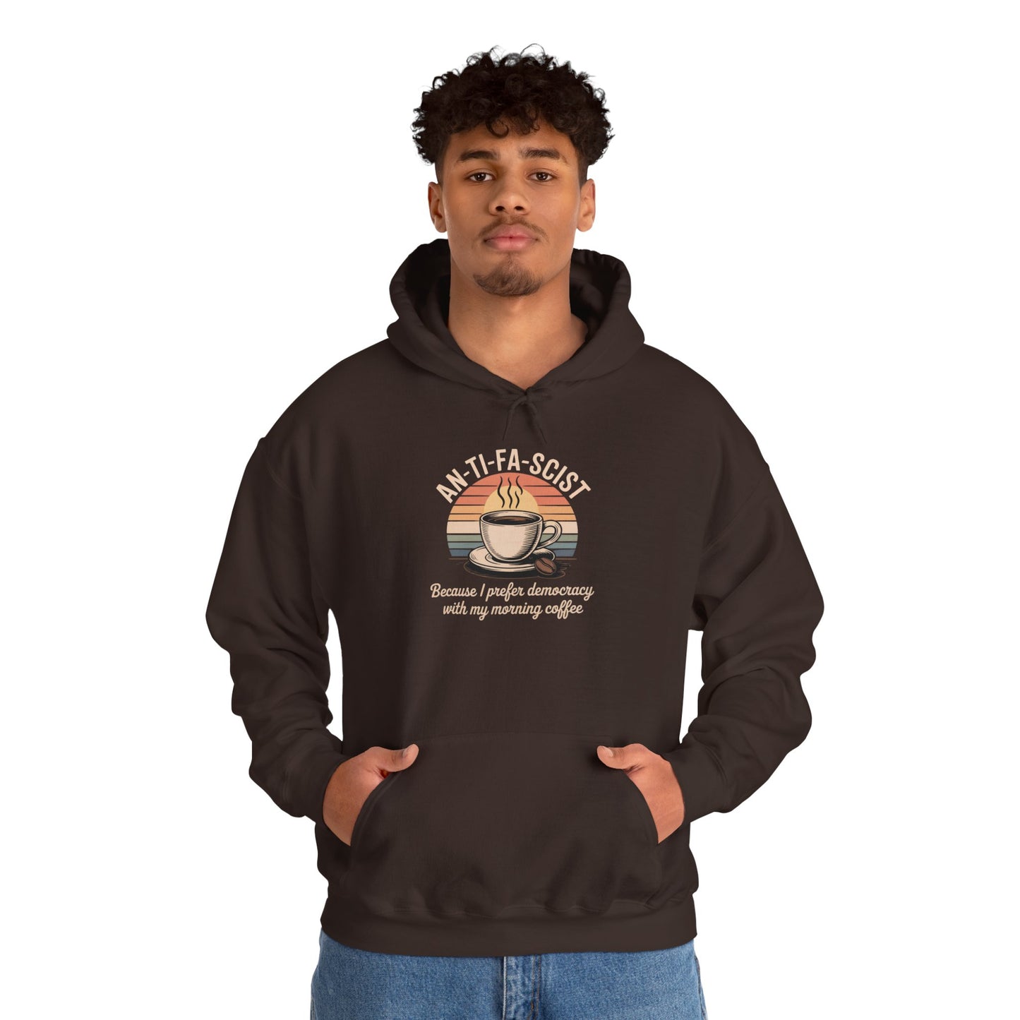 Funny Antifa Hoodie, Anti Fascist Hoodie, Anti Fascism Hoodie, Funny Anti Trump Hoodie, Funny Political Hoodie, Unisex Style, Free Shipping