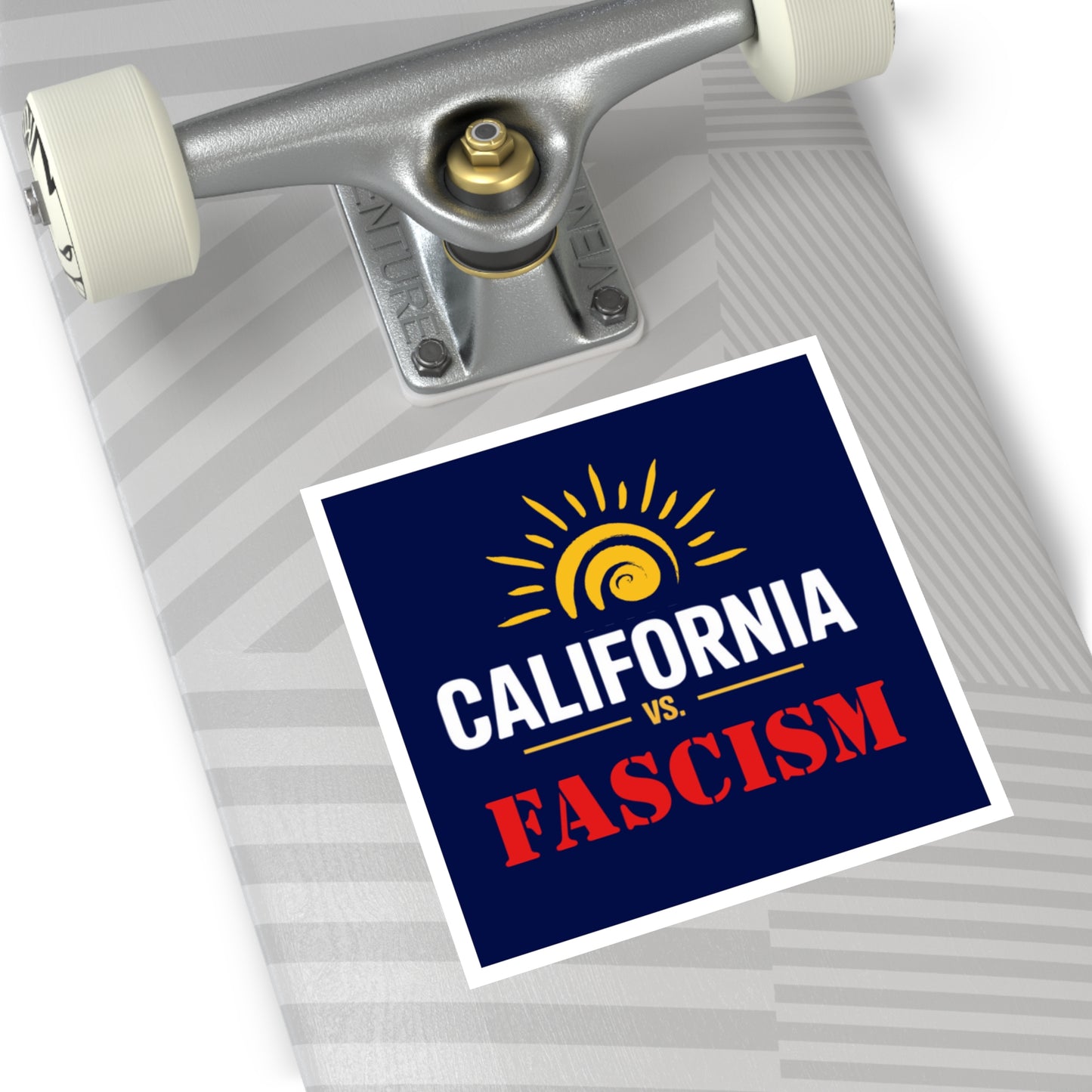 California vs. Fascism Sticker, Election Rigging Response Act Sticker, Prop 50 Sticker, Indoor/Outdoor, Multiple Sizes