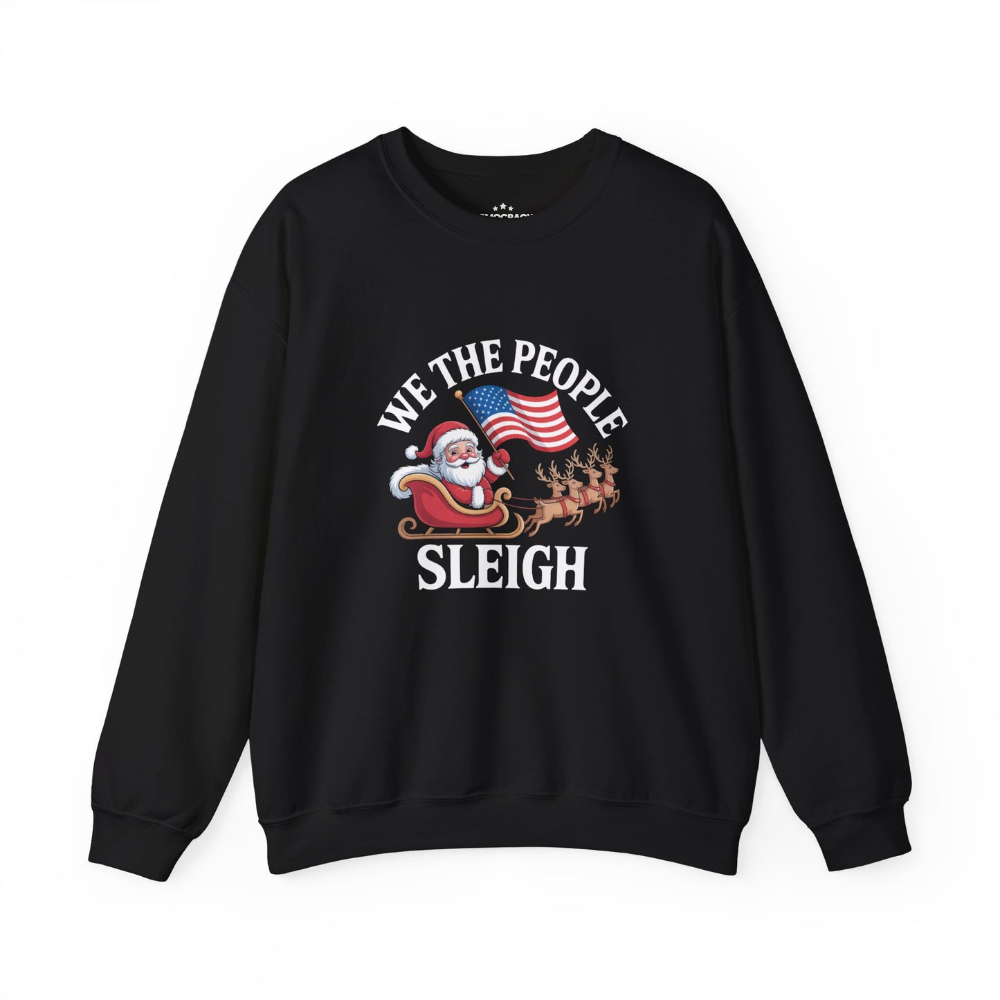 We the People Sleigh Sweatshirt, Merry Resistmas Sweatshirt, Holiday Sweatshirt, Christmas Sweatshirt, Unisex, Many Colors, Free Shipping