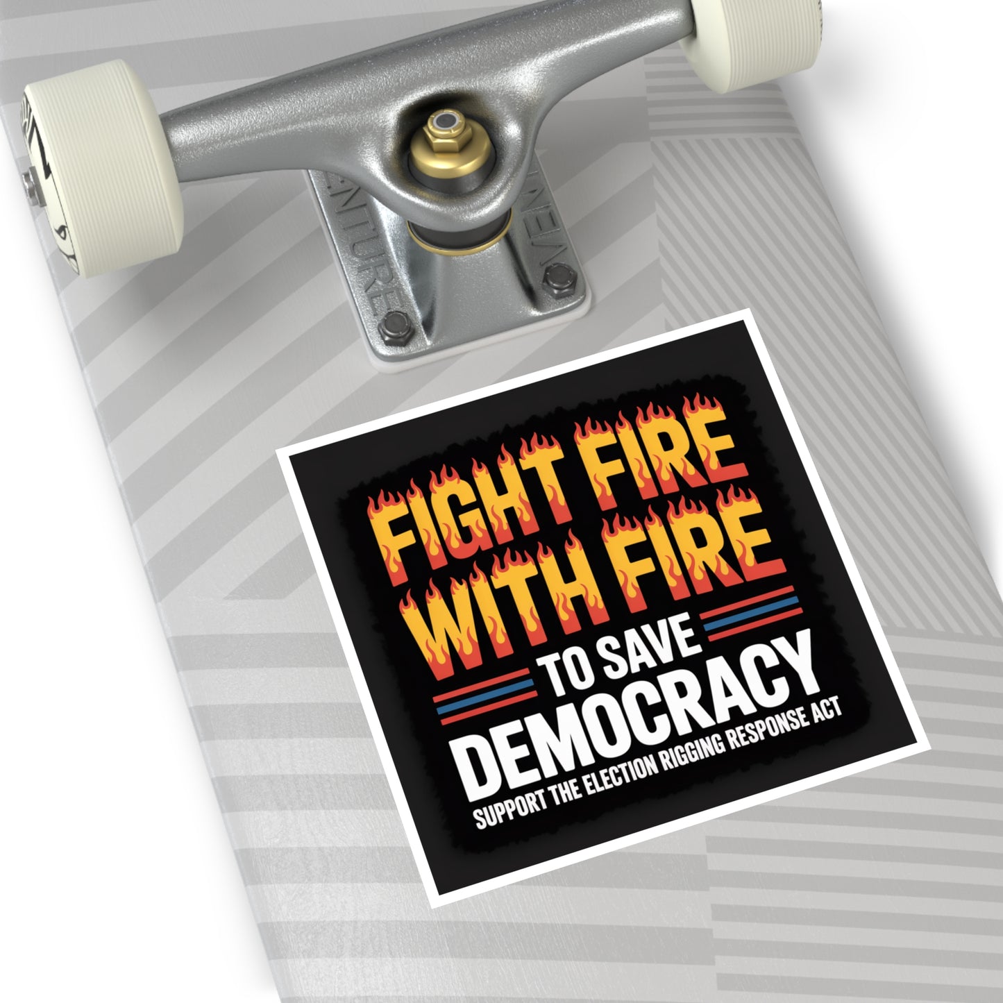 Election Rigging Response Act Sticker, Prop 50 Sticker, Stop Trump's Cheating, Fair Maps Sticker, Indoor/Outdoor, Multiple Sizes