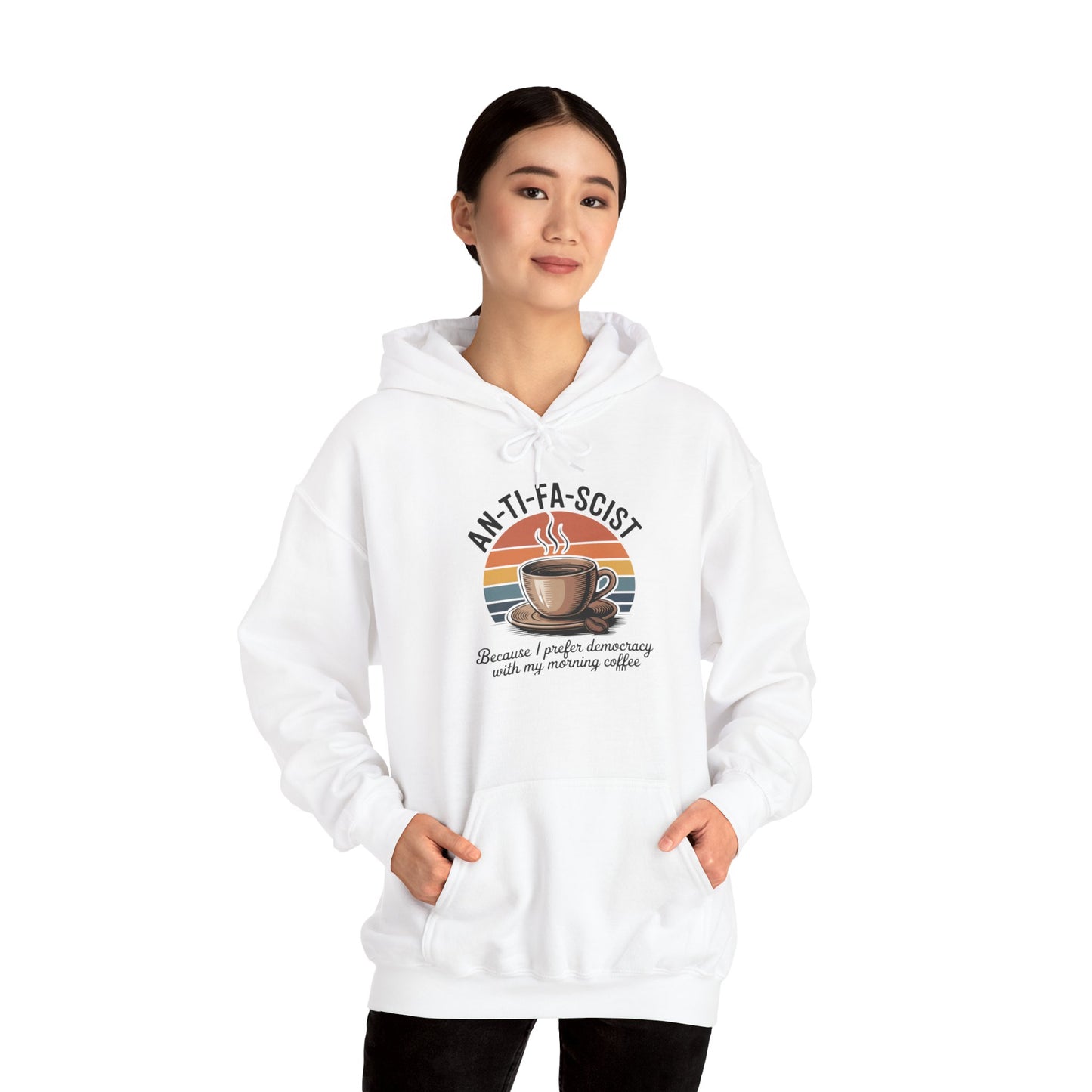 Funny Antifa Hoodie, Anti Fascist Hoodie, Anti Fascism Hoodie, Funny Anti Trump Hoodie, Funny Political Hoodie, Unisex Style, Free Shipping