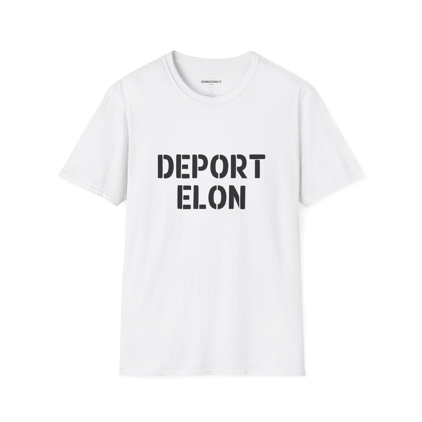 Deport Elon T-shirt, Anti-Trump Shirt, Unisex, 100% Cotton, Multiple Colors