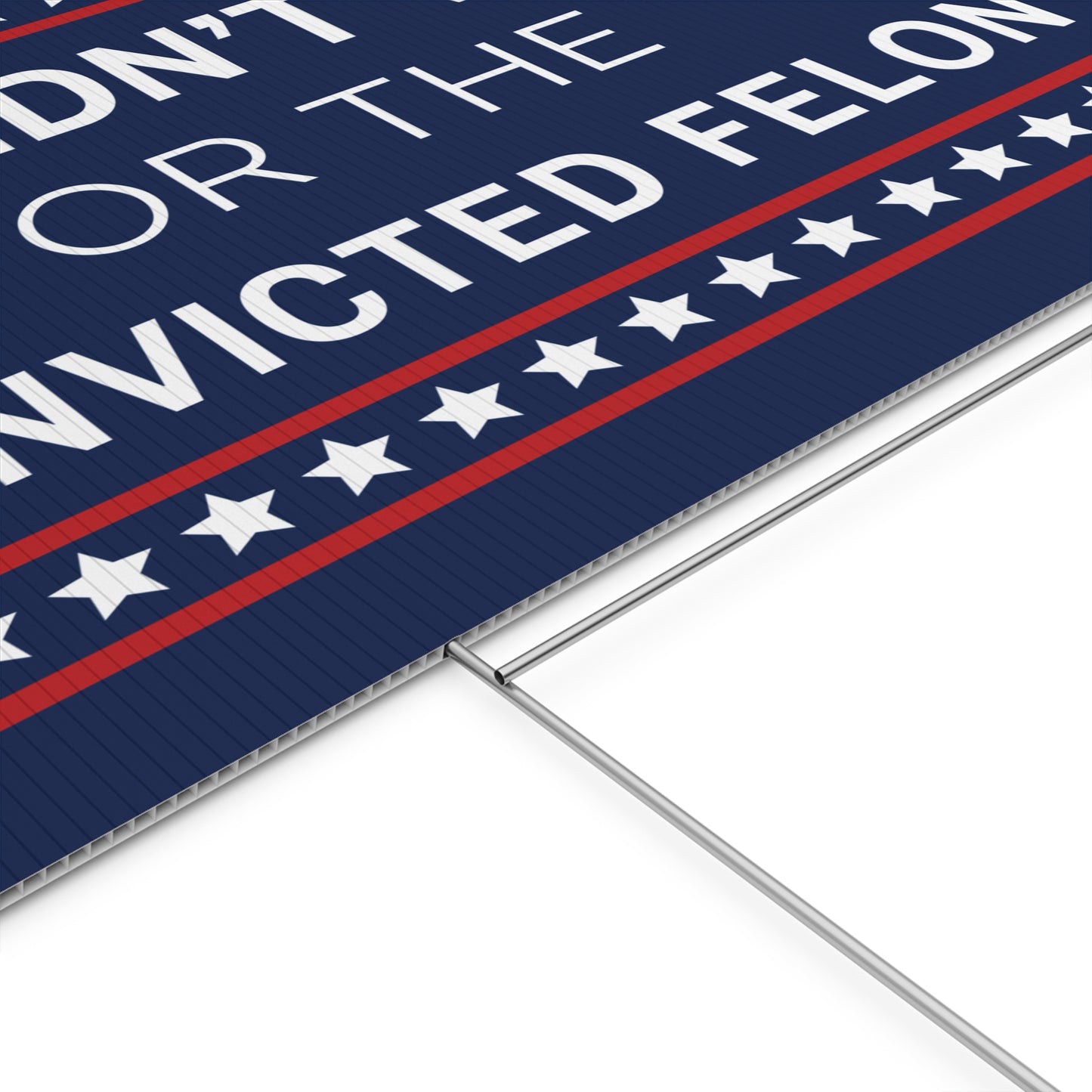We Didn't Vote for the Convicted Felon Yard Sign, Anti Trump Yard Sign, Anti Trump Lawn Sign, Democracy Yard Sign, Democracy Lawn Sign