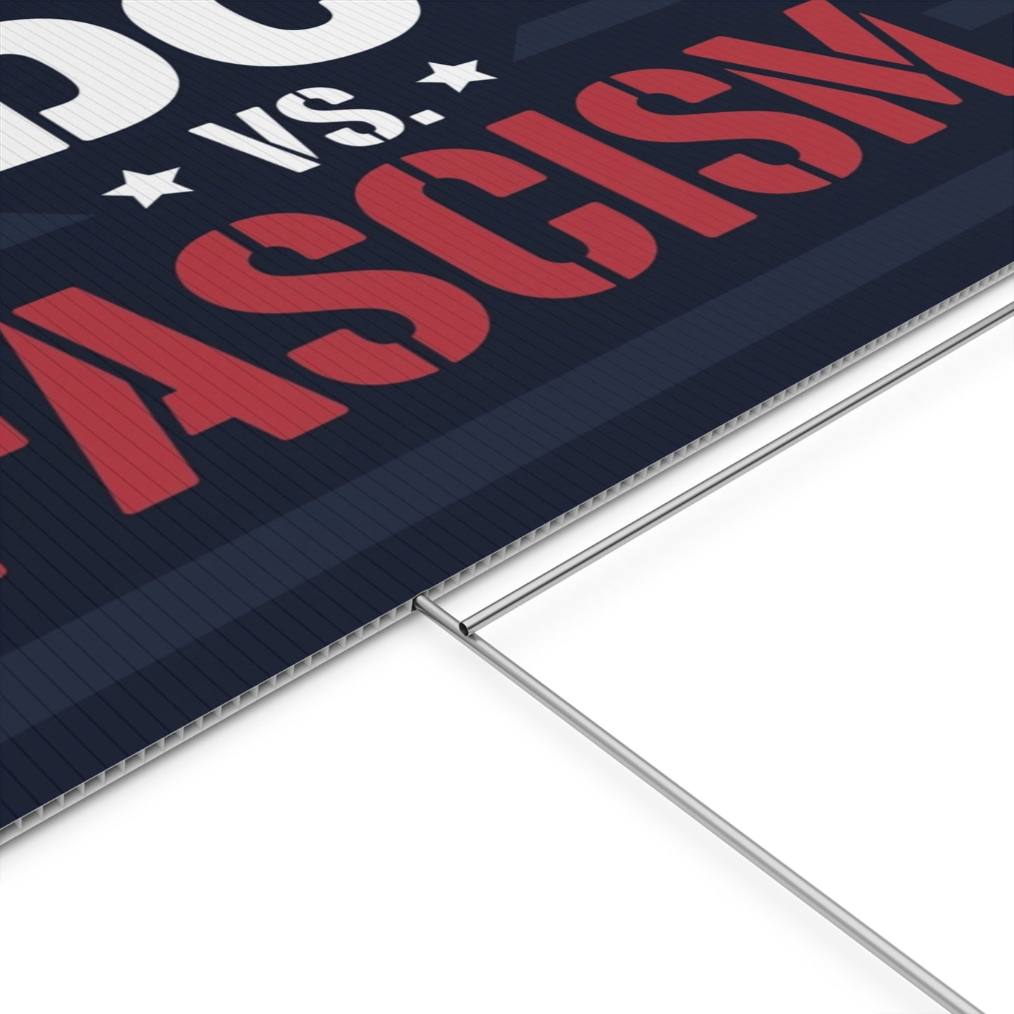DC vs. Fascism Yard Sign, Stop the Trump Takeover Signs, Free DC Yard Sign, Multiple Sizes Available