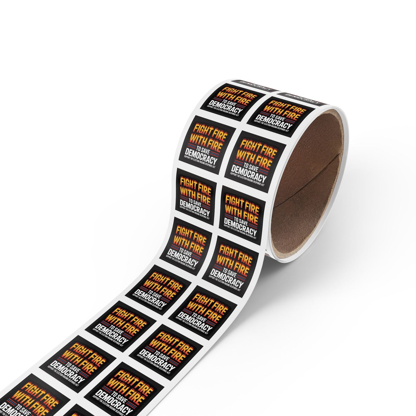 Yes on Prop 50 Stickers, Rolls of 50, 100 or 250, 1 inch or 2 inches, Free Shipping, Election Rigging Response Act Stickers.