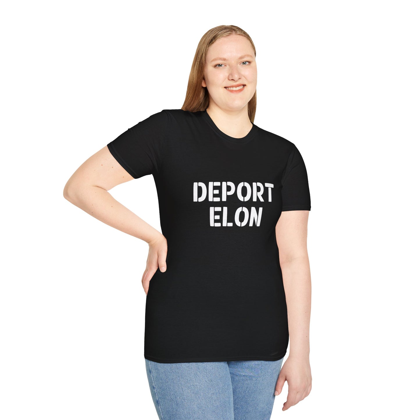 Deport Elon T-shirt, Anti-Trump Shirt, Unisex, 100% Cotton, Multiple Colors
