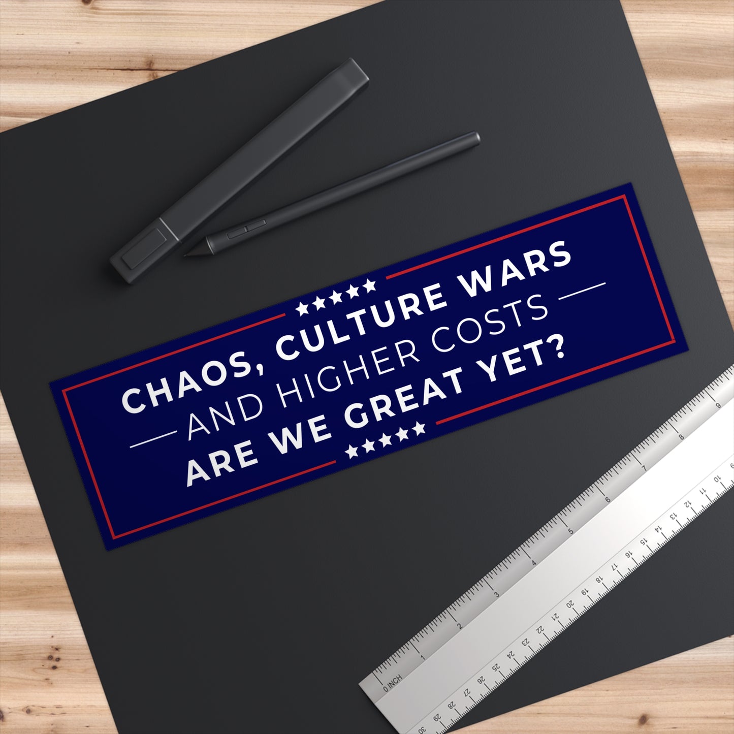 Are We Great Yet Bumper Sticker, Anti Trump Bumper Sticker, Anti Maga Bumper Sticker, Anti Republican Bumper Sticker, Free Shipping