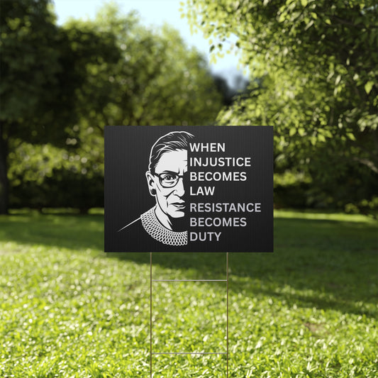 Supreme Court Yard Sign, Democracy Yard Sign, Anti Trump Yard Sign, Political Yard Sign, Print on Both Sides, Multiple Sizes