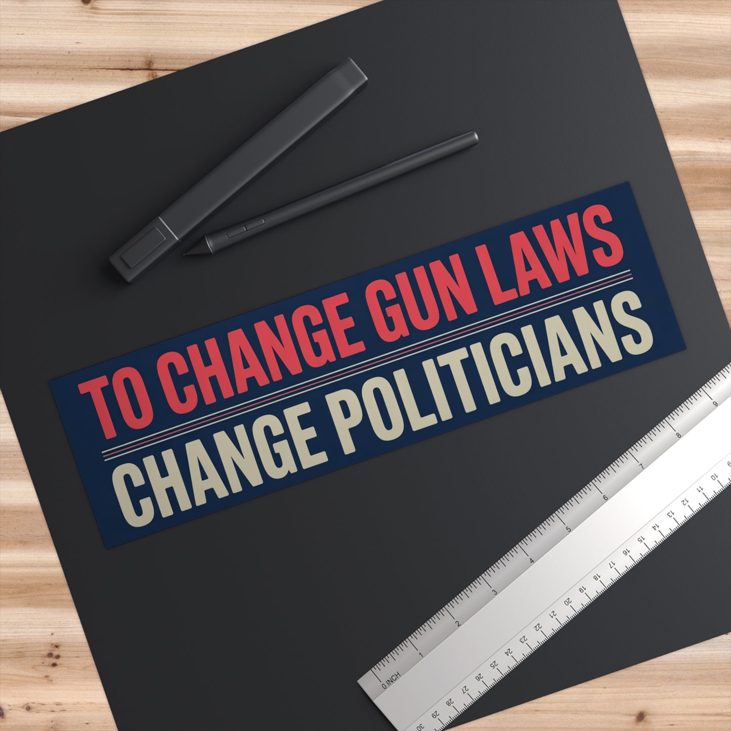 Change Gun Laws Bumper Sticker, Gun Safety Bumper Sticker, Gun Reform Bumper Sticker, Free Shipping