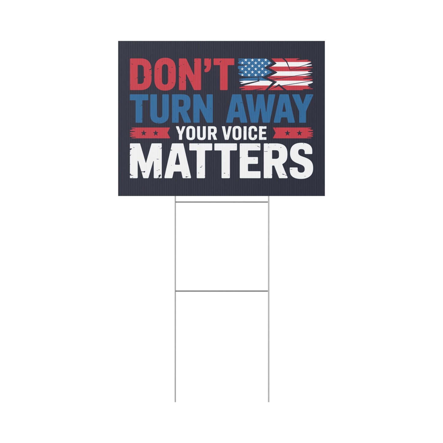 Your Voice Matters Yard Sign, Resistance Yard Sign, Protest Signs, Anti Trump Signs, Resist Signs, Signs for Protest, Multiple Sizes