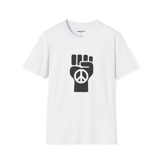 Protest Shirt: Peaceful Power Unisex Anti Trump Tshirt, Front & Back Print, Peaceful Protest, Activist Shirt, Multiple Colors, Free Shipping