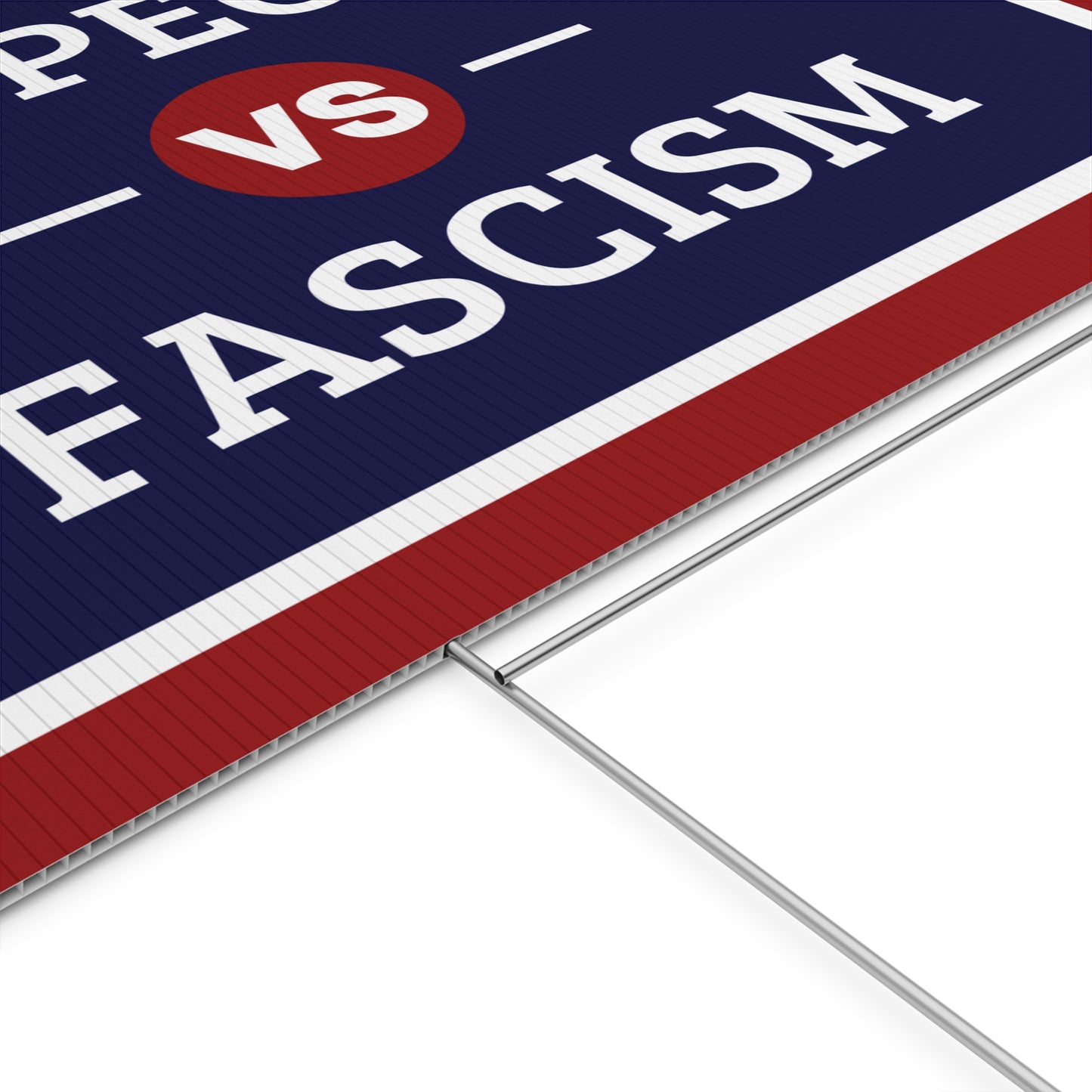 The People vs. Fascism Yard Sign, Fascism Yard Sign, Defend Democracy Yard Signs, Anti Trump Yard Signs, Resistance Yard Signs