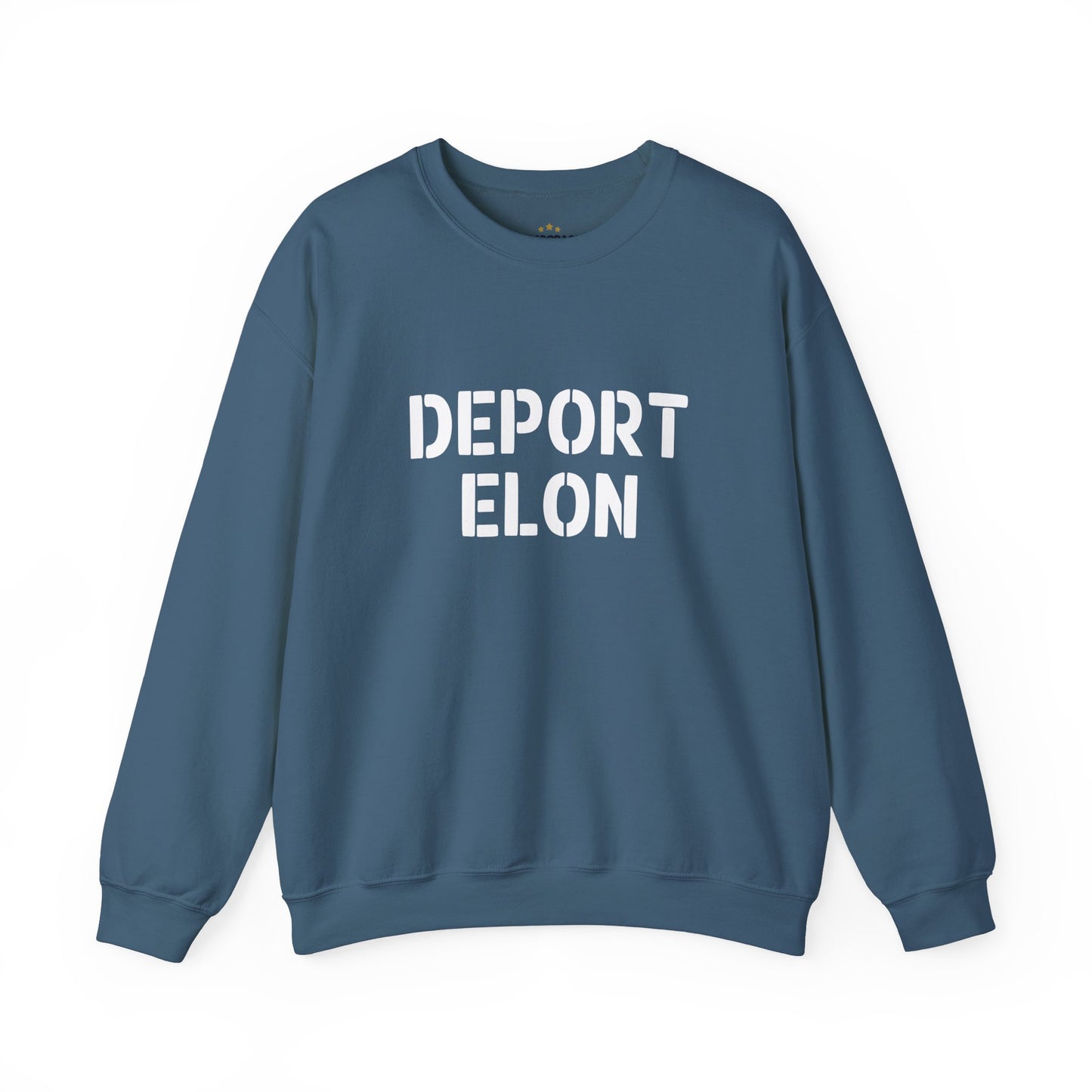 Deport Elon Sweatshirt, Unisex, Pro-Democracy Design, Cotton/Polyester Blend