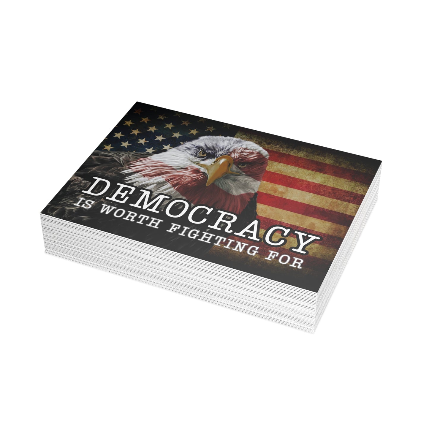 Political Postcards, No Envelopes, Social Justice Postcards, Democracy Postcards, Resistance Postcards, 6.25" x 4.6", 10, 30, 50 Pack