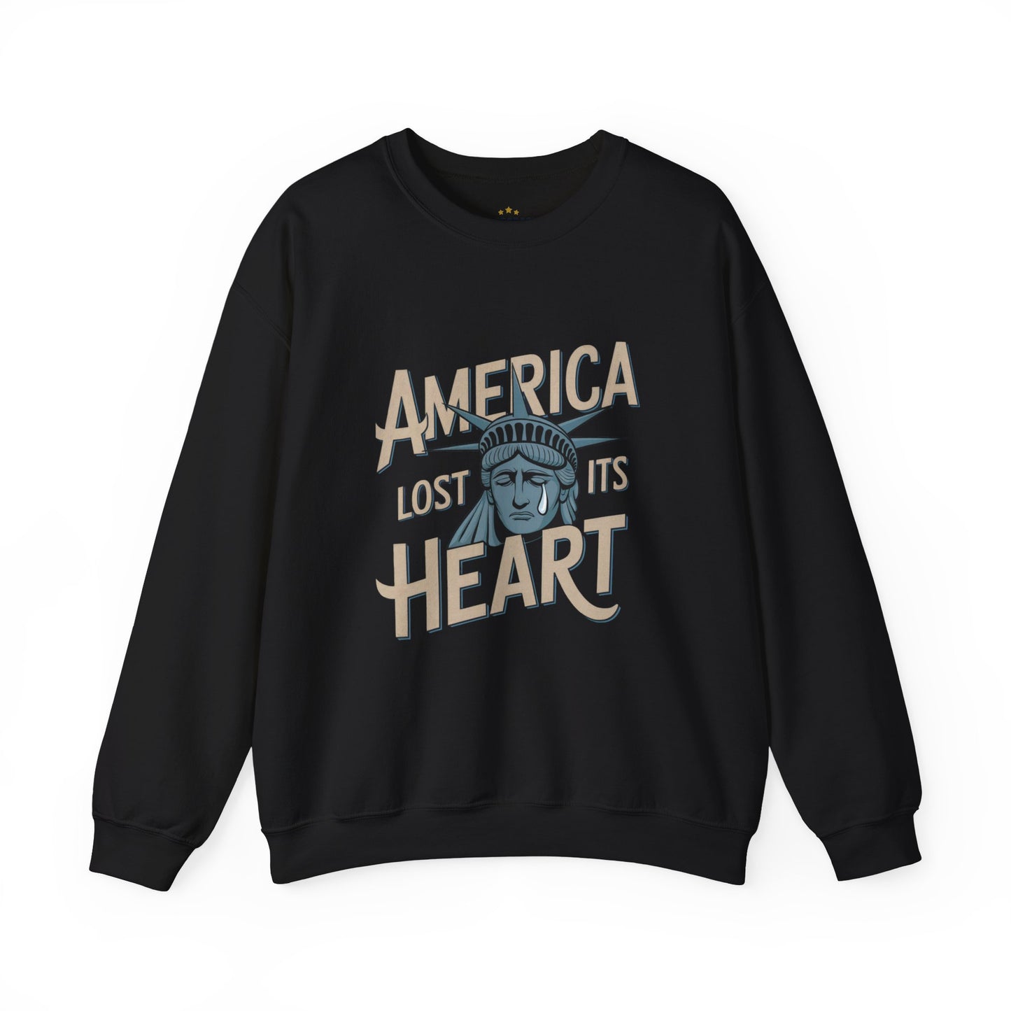 America Lost Its Heart Sweatshirt, Anti Trump Sweatshirt, Unisex Style, Free Shipping, Lady Liberty, Statue of Liberty, Shame on America