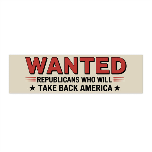 Anti Trump Bumper Sticker, Anti MAGA Bumper Sticker, Anti Trump Sticker, Patriotic Bumper Sticker, Free Shipping