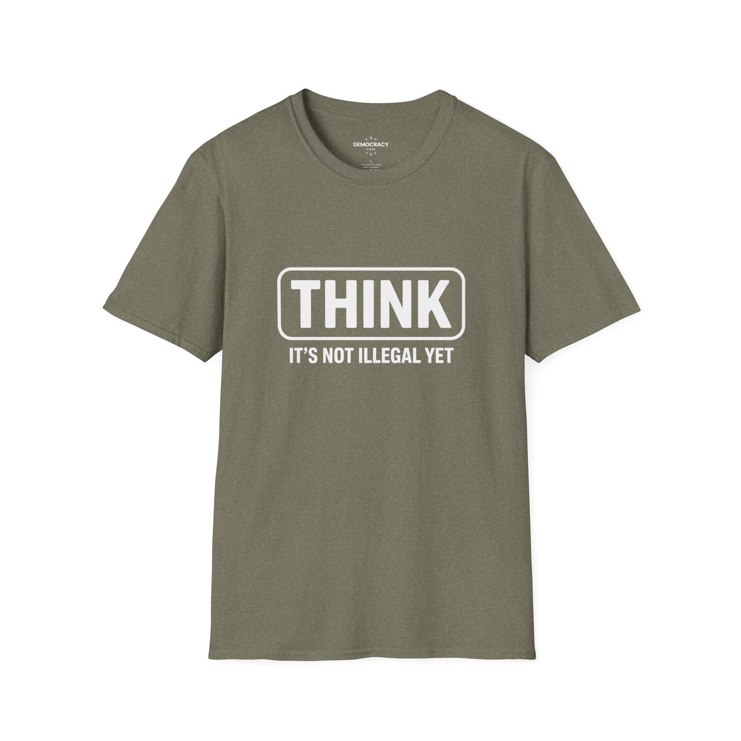 Think It's Not Illegal Yet Tshirt, Funny Political Tshirt, Funny Anti Trump Tshirt, Unisex Style, Multiple Colors, Free Shipping,