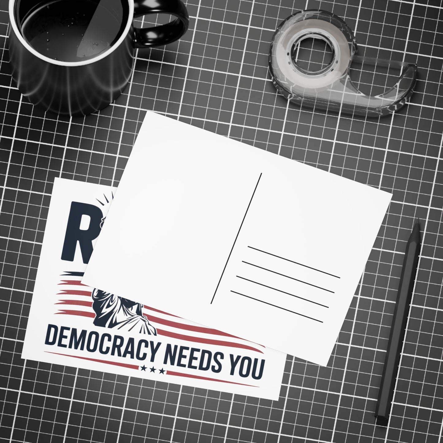 Political Postcards, No Envelopes, Social Justice Postcards, Democracy Postcards, Resistance Postcards, 6.25" x 4.6", 10, 30, 50 Pack