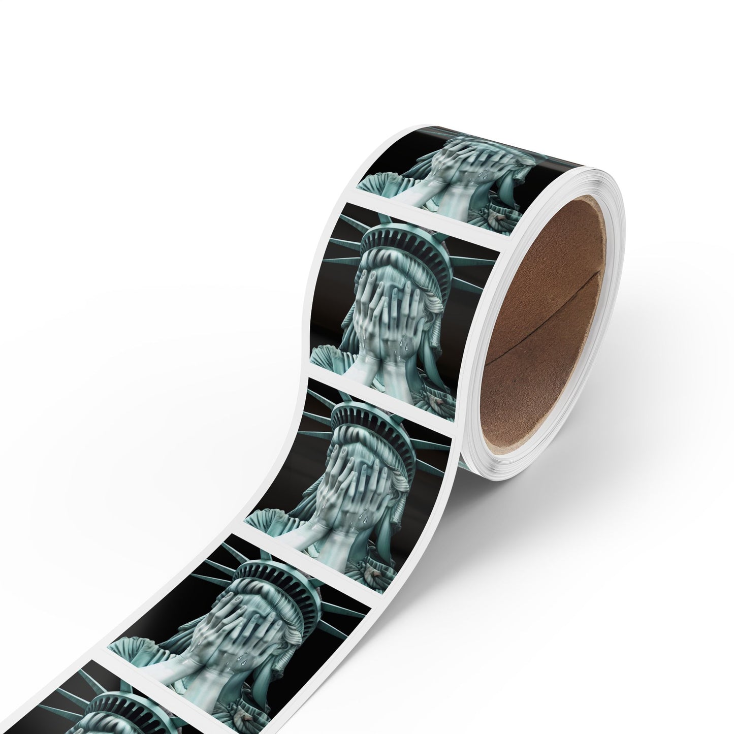 Wholesale Political Sticker Rolls – 2″×2″ Vinyl, Waterproof, High Turnover & Profit Margin