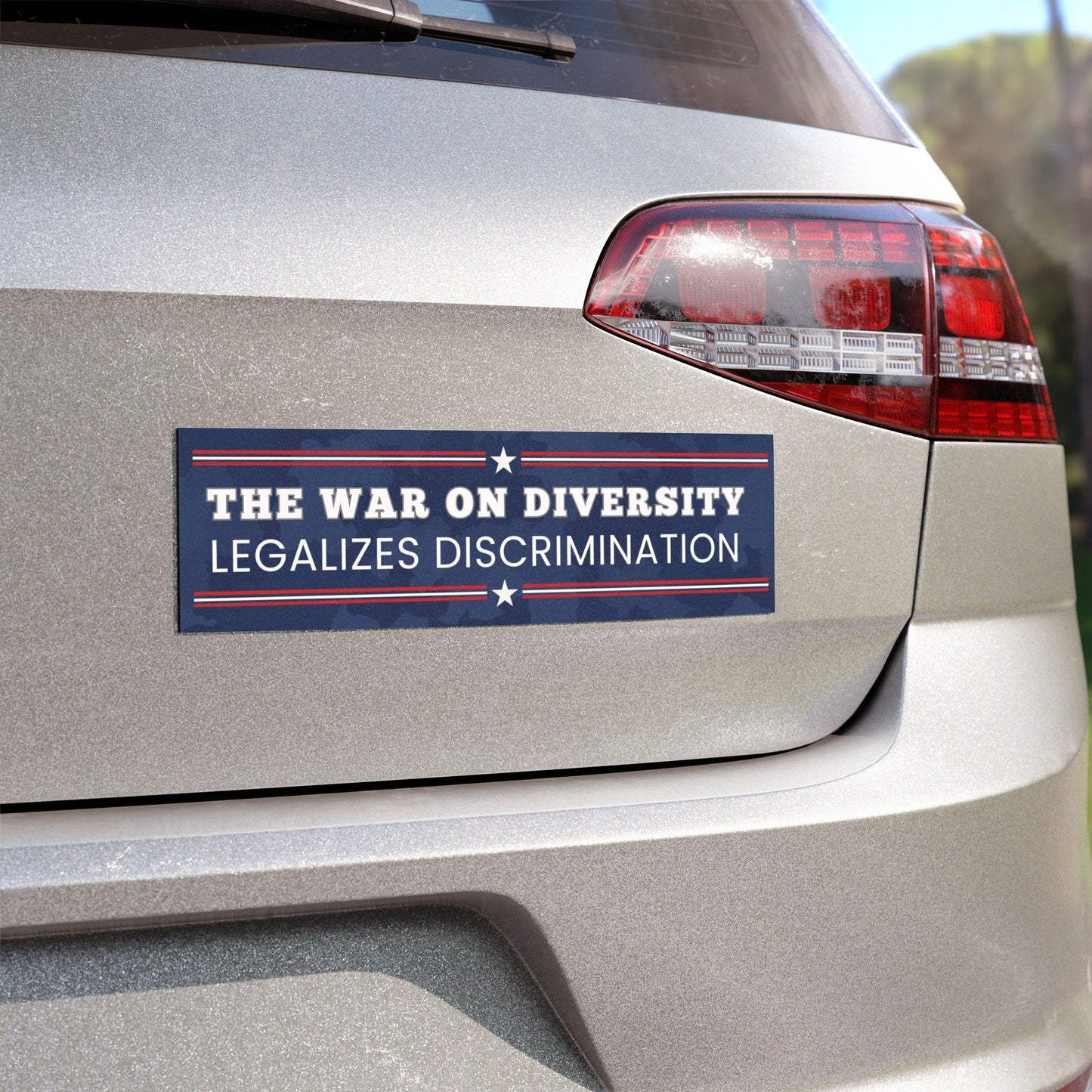 War on Diversity Magnet, Anti Trump Magnet, Trump Voters Magnet, Anti-Trump Magnet, Free Shipping, Democracy Magnet, Political Magnet