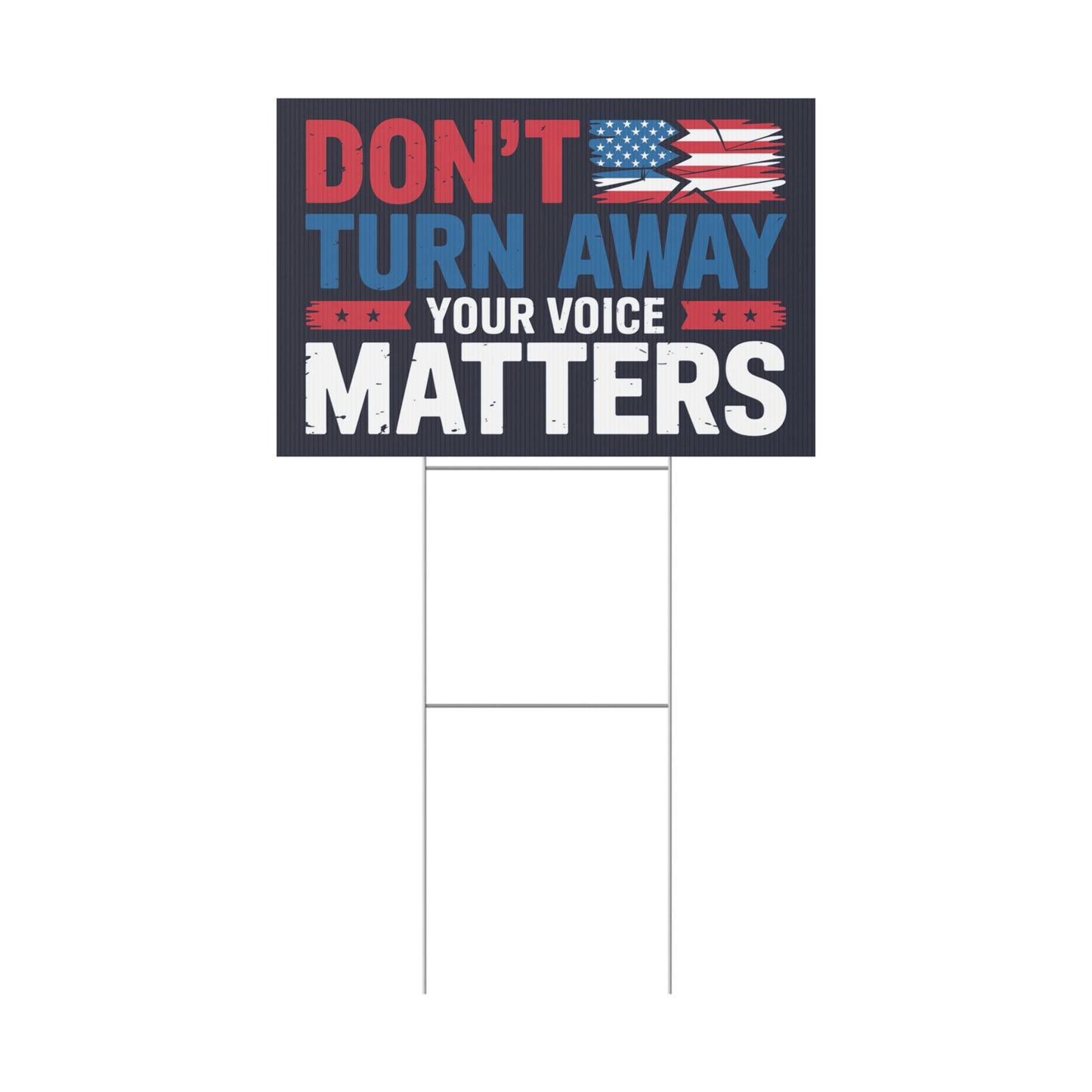 Your Voice Matters Yard Sign, Resistance Yard Sign, Protest Signs, Anti Trump Signs, Resist Signs, Signs for Protest, Multiple Sizes