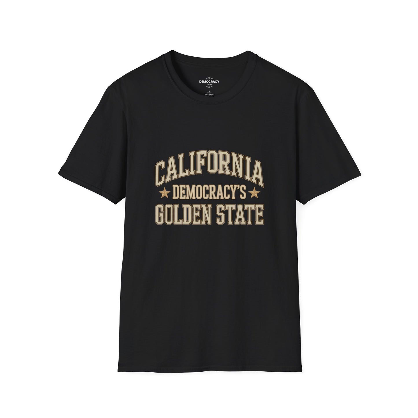 California Democracy's Golden State Tshirt, Election Rigging Response Act Shirt, Prop 50 Tshirt, Unisex Style, Free Shipping