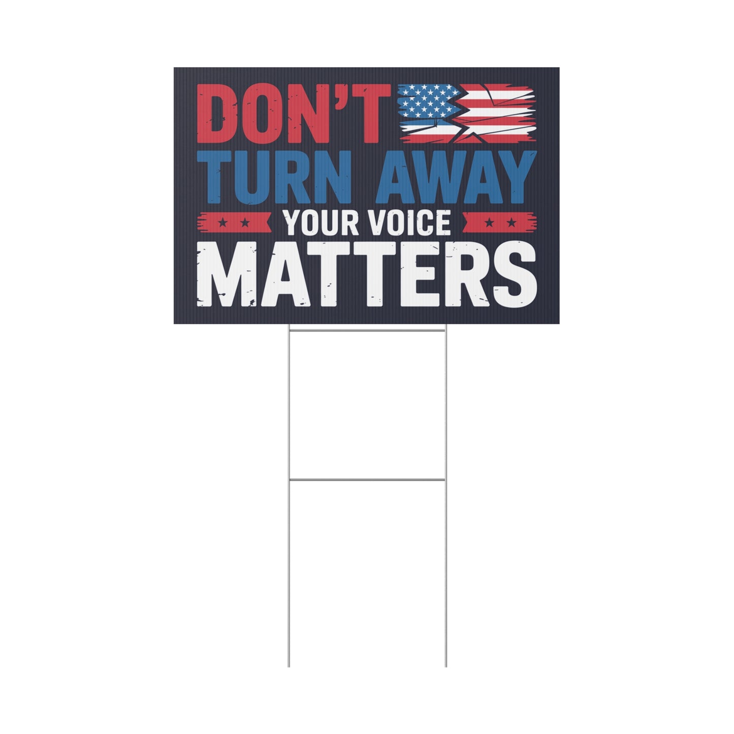 Your Voice Matters Yard Sign, Resistance Yard Sign, Protest Signs, Anti Trump Signs, Resist Signs, Signs for Protest, Multiple Sizes