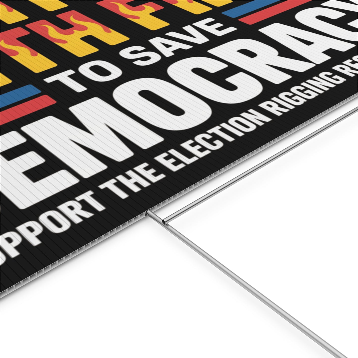 Election Rigging Response Act Yard Sign, Prop 50 Yard Sign, Gerrymandering Yard Sign, CA Protest Sign, California Signs