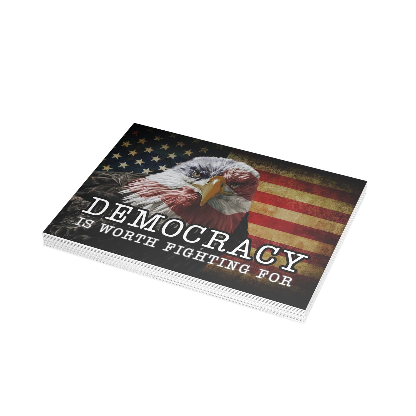 Political Postcards, No Envelopes, Social Justice Postcards, Democracy Postcards, Resistance Postcards, 6.25" x 4.6", 10, 30, 50 Pack