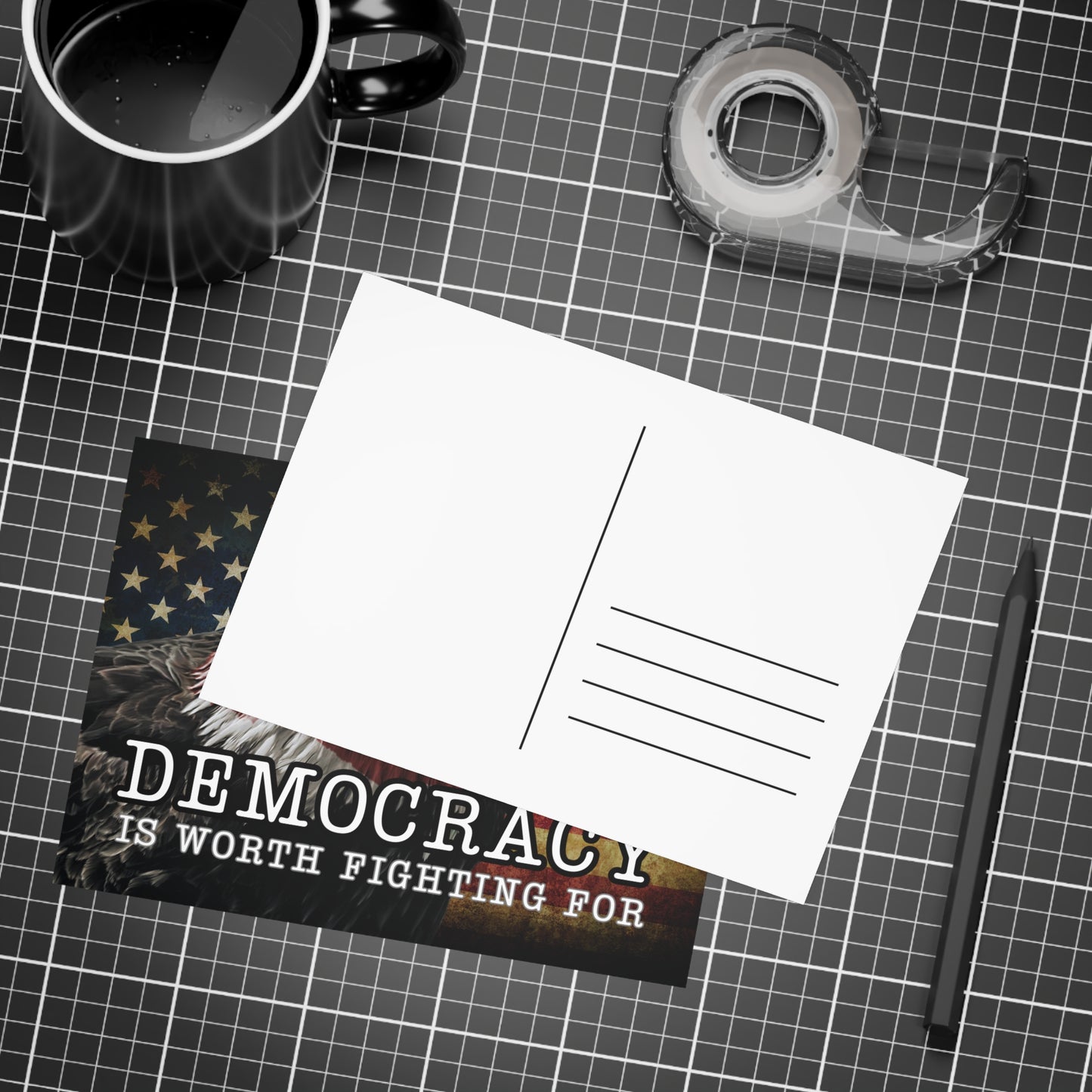 Political Postcards, No Envelopes, Social Justice Postcards, Democracy Postcards, Resistance Postcards, 6.25" x 4.6", 10, 30, 50 Pack