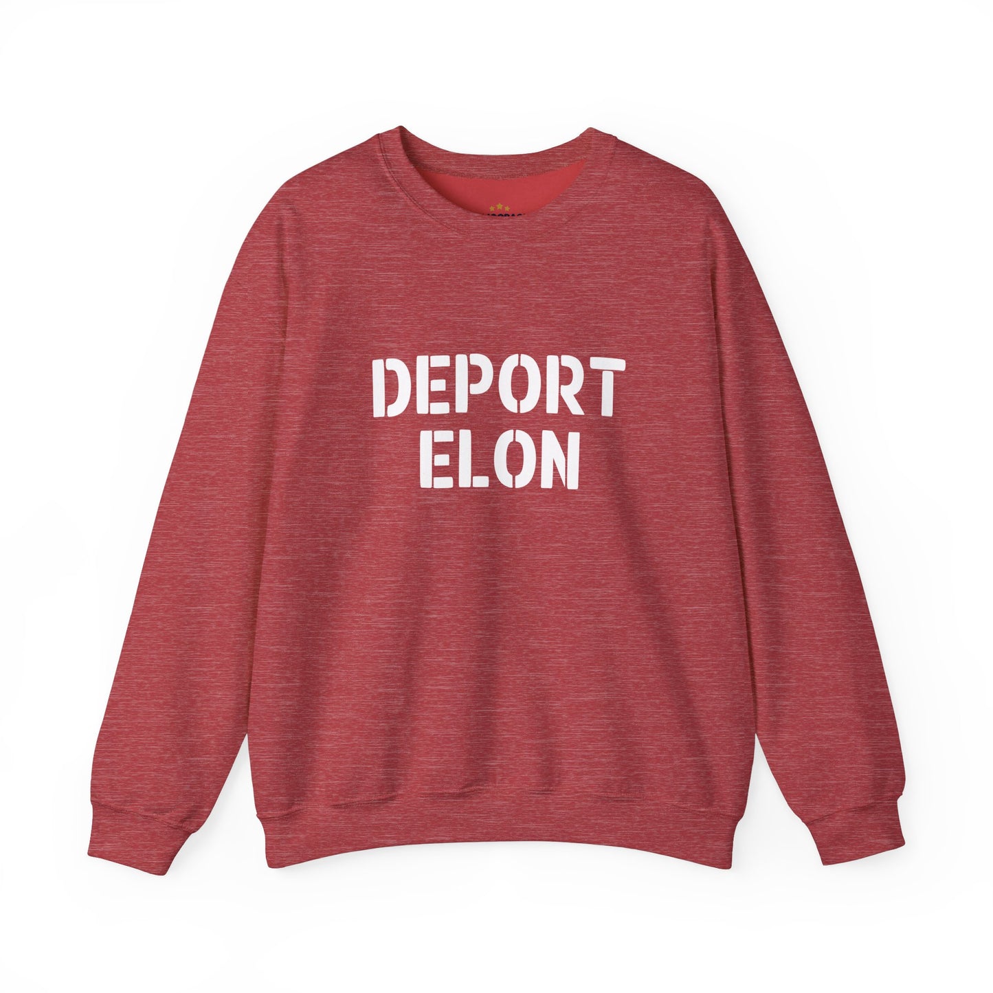 Deport Elon Sweatshirt, Unisex, Pro-Democracy Design, Cotton/Polyester Blend