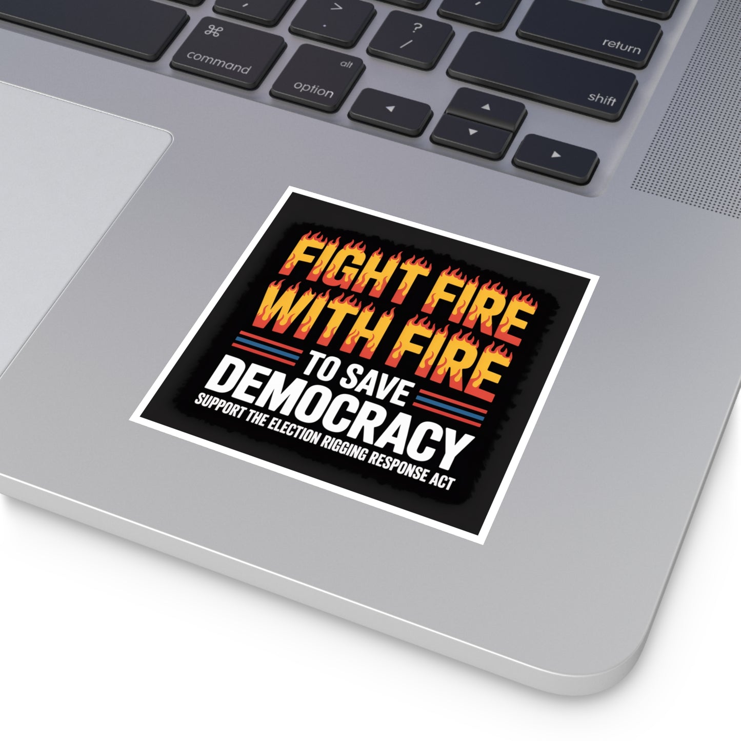 Election Rigging Response Act Sticker, Prop 50 Sticker, Stop Trump's Cheating, Fair Maps Sticker, Indoor/Outdoor, Multiple Sizes