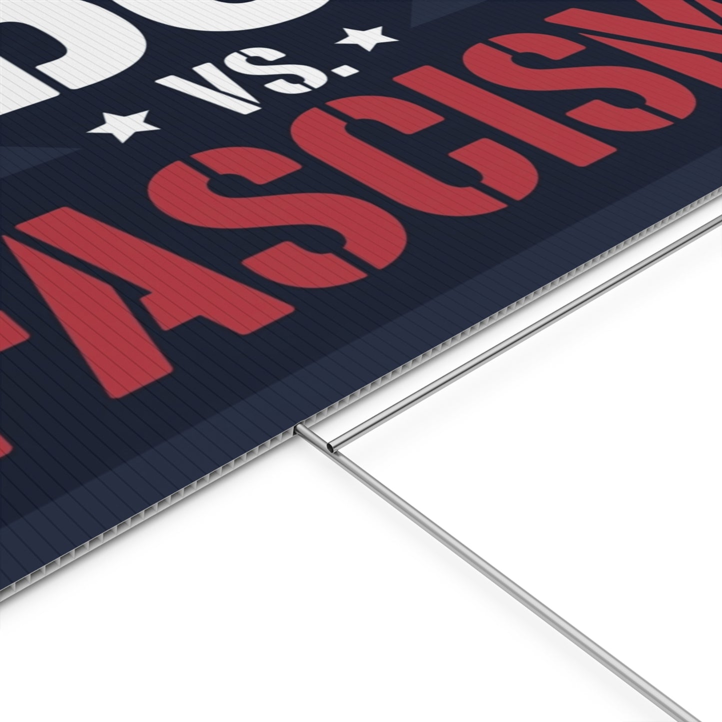 DC vs. Fascism Yard Sign, Stop the Trump Takeover Signs, Free DC Yard Sign, Multiple Sizes Available