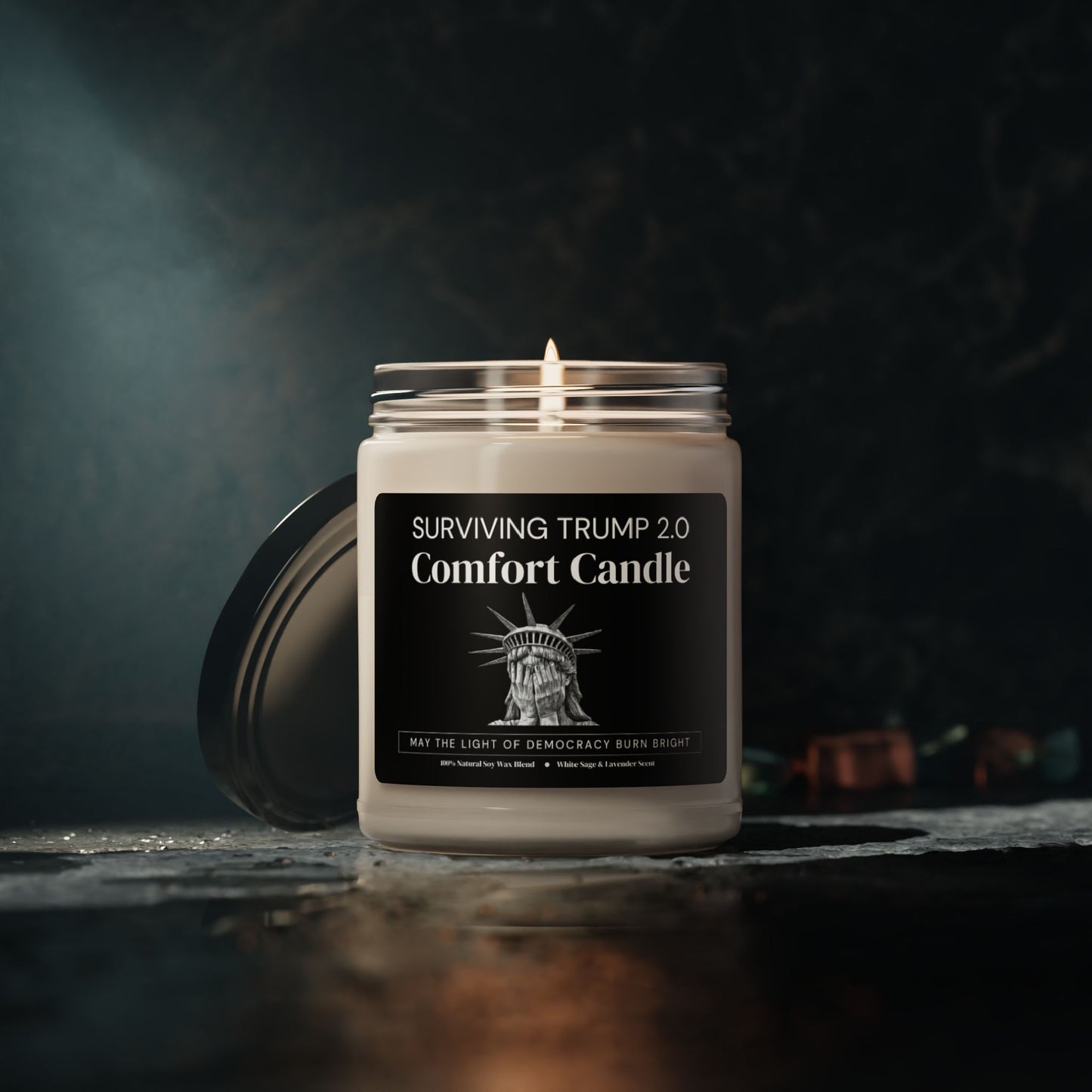 Anti Trump Gift, Surviving Trump 2.0 Comfort Candle