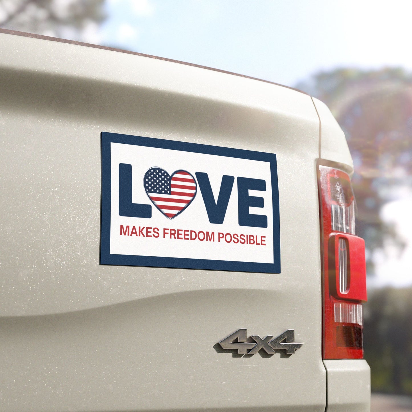 Subtle Anti Trump Car Magnet, Bumper Magnet, Fridge Magnet