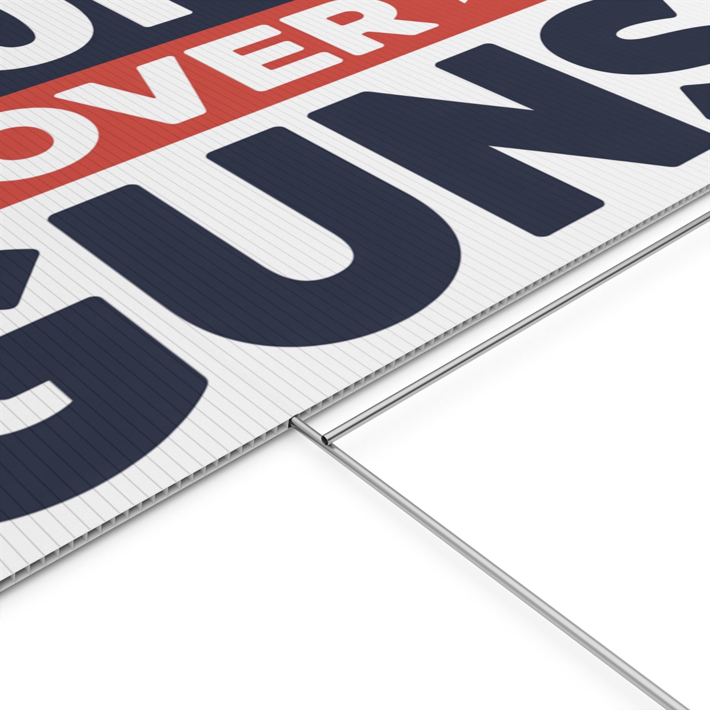 People Over Guns Yard Sign, Gun Reform Yard Sign, Gun Laws Yard Sign Multiple Sizes, Print on Both Sides, 2 Sizes Available