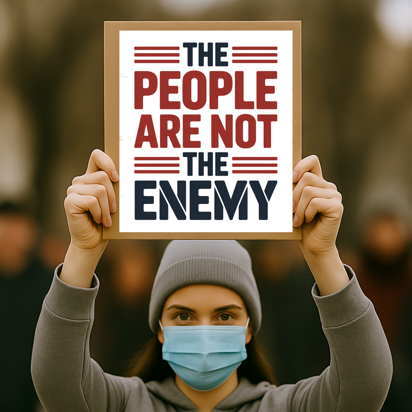 National Guard Protest Signs, Stop Trump Takeover Protest Signs, 3 Signs Included, High Res Printable Protest Signs, Anti Trump Protest Signs