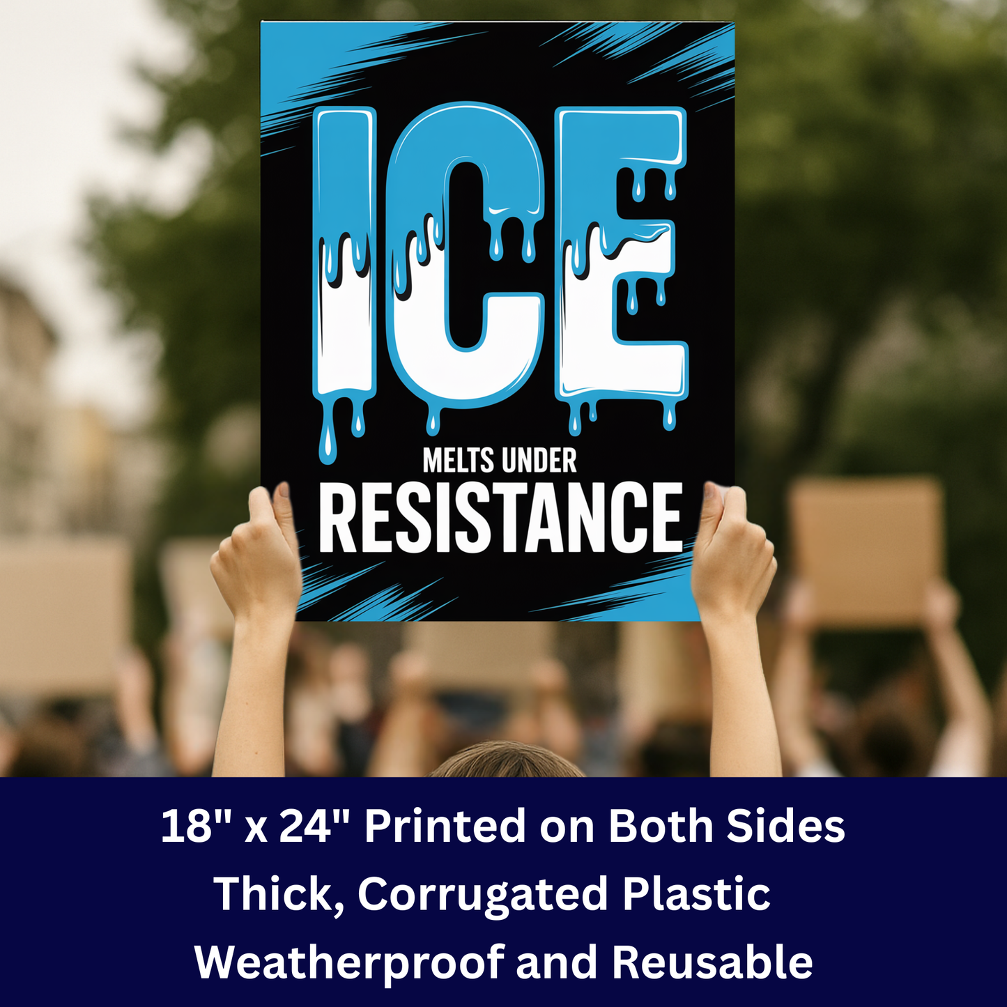 ICE Protest Signs β Wholesale Sign Packs - 18β³Γ 24β³ - High Profit Margin
