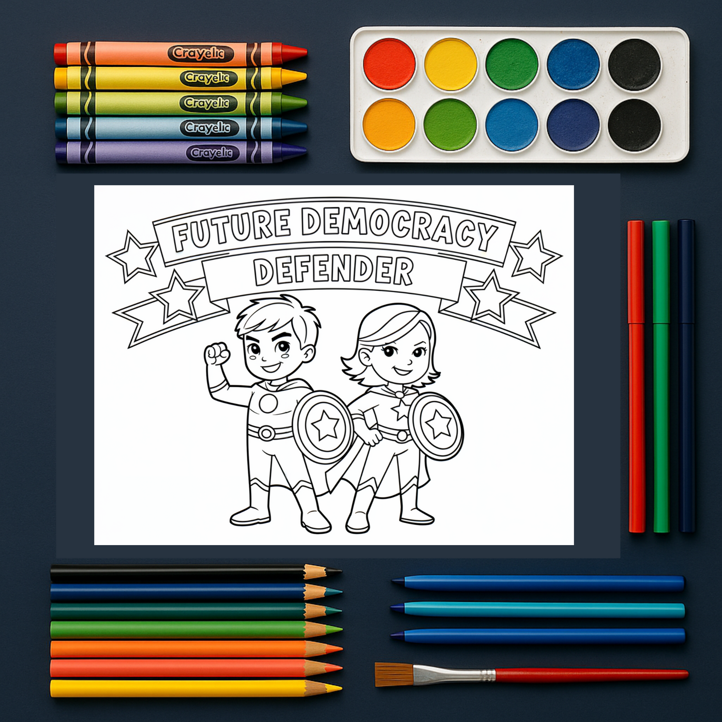Free Protest Signs for Kids - Coloring Pages for Kids - All 3 Designs Included - Kids Protest Signs - Print, Color, and Glue to Cardboard