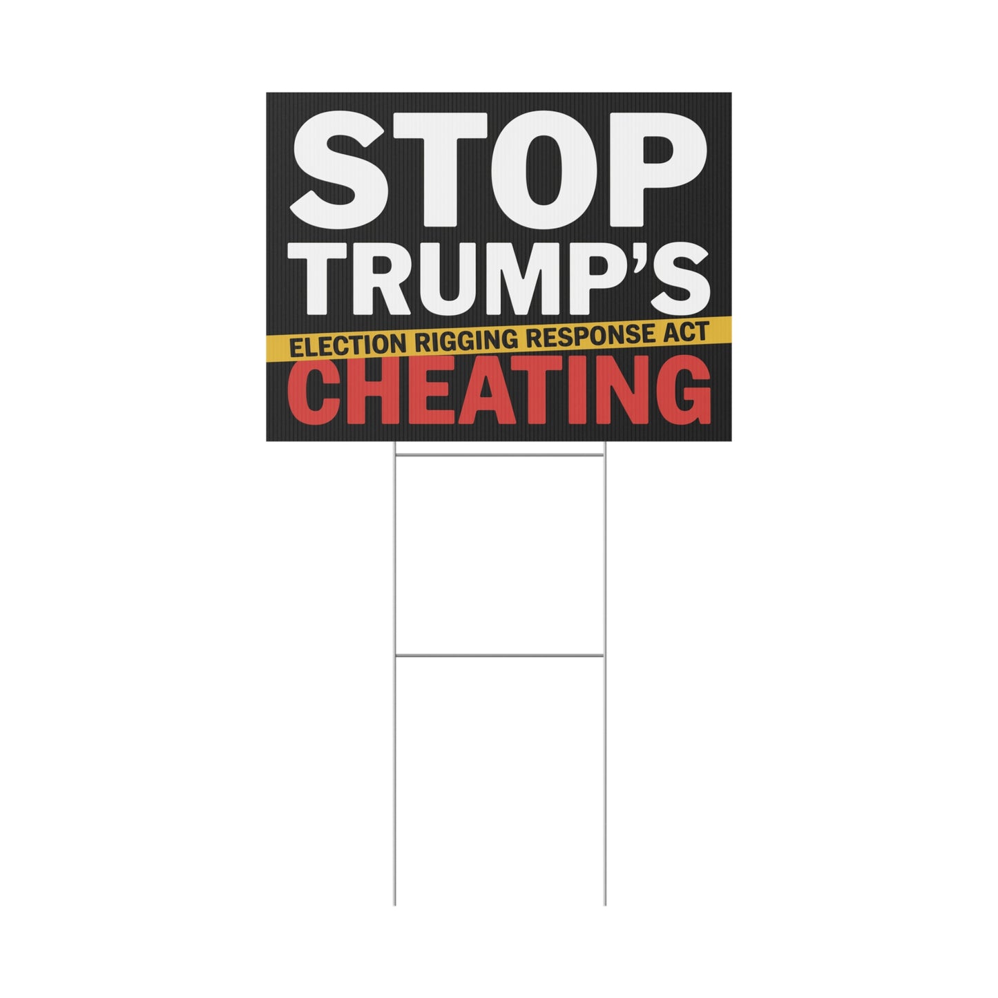 Election Rigging Response Act Yard Sign, Prop 50 Yard Sign, Gerrymandering Yard Sign, CA Protest Sign, California Signs