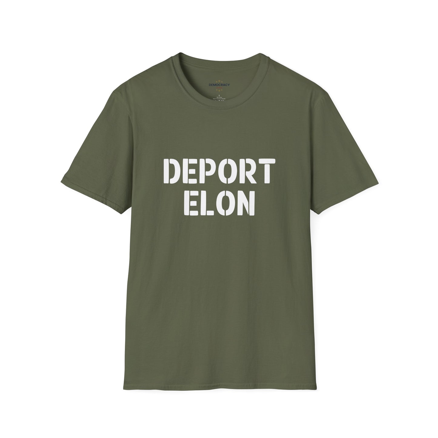 Deport Elon T-shirt, Anti-Trump Shirt, Unisex, 100% Cotton, Multiple Colors