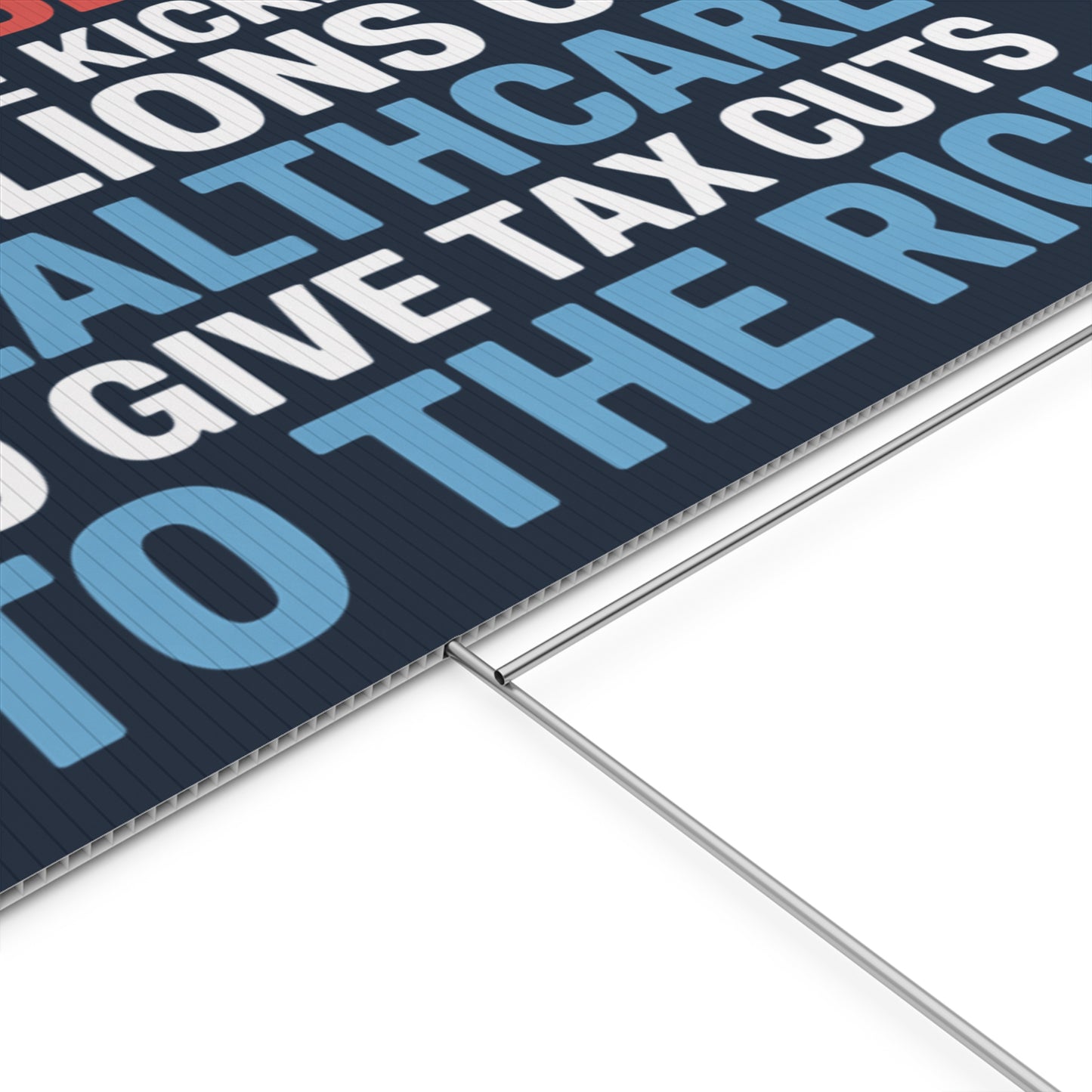 Medicaid Cuts Sign, Anti Trump Yard Signs, Protest Signs, Republicans Yard Sign, Medicaid Sign, Print on Both Sides, Multiple Sizes