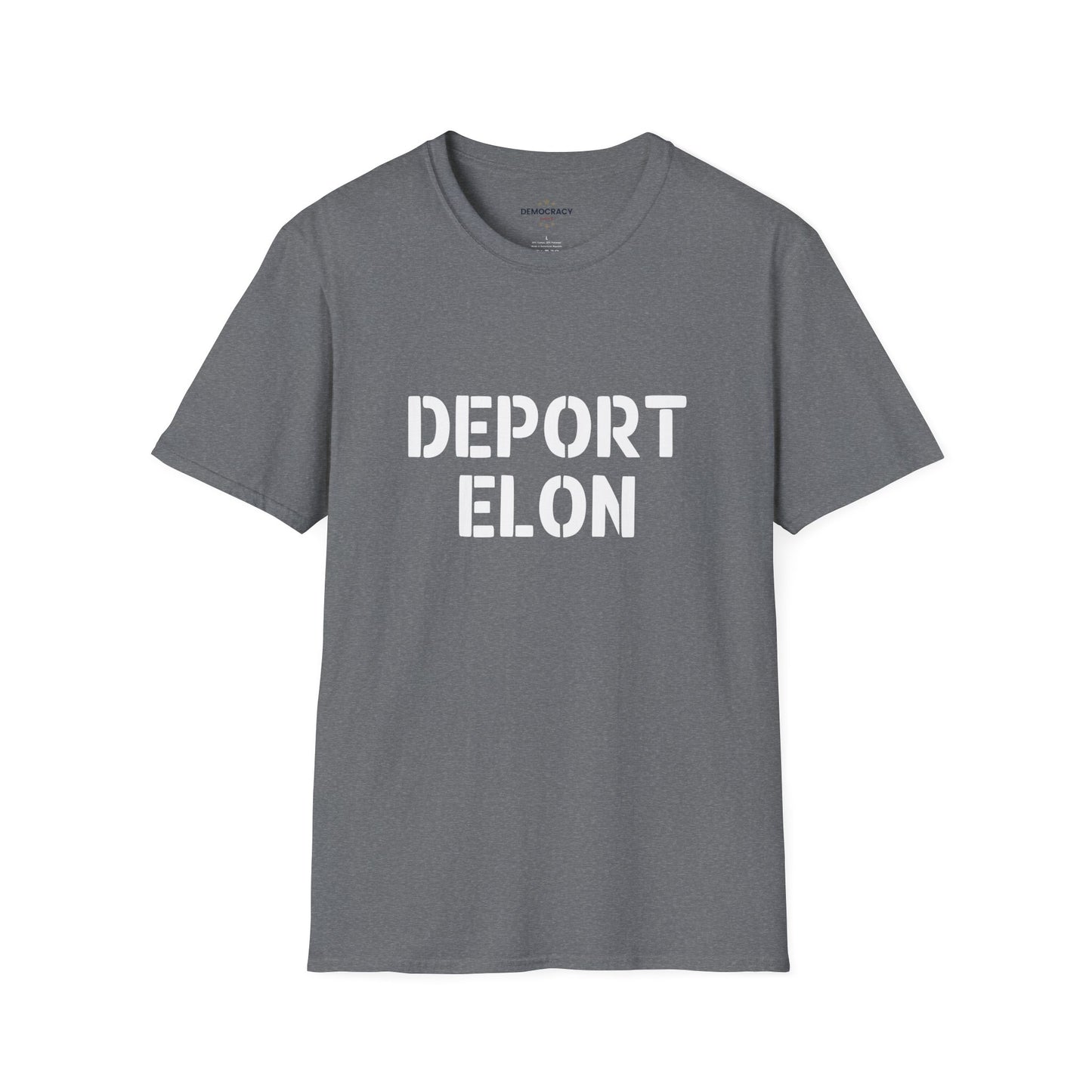 Deport Elon T-shirt, Anti-Trump Shirt, Unisex, 100% Cotton, Multiple Colors
