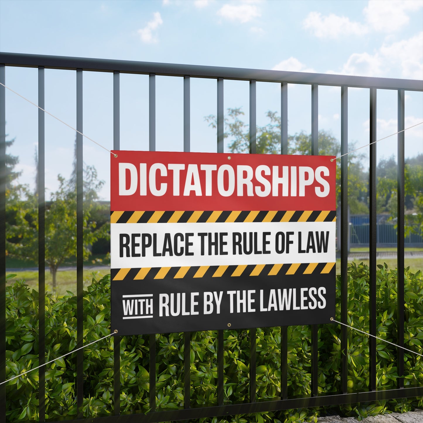 Dictator Banner, Anti Trump Banners, Protest Banners, Anti MAGA Banners, Resistance Signs, Political Banners, Free Shipping